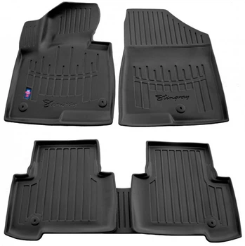 3D Килимки в салон автомобіля Hyundai Santa Fe (DM) 2012- (Stingray)