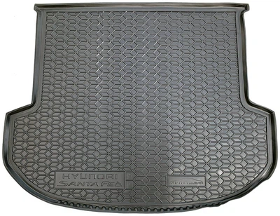 Автомобильный коврик в багажник Hyundai Santa Fe 2021- 5 мест (AVTO-Gumm)