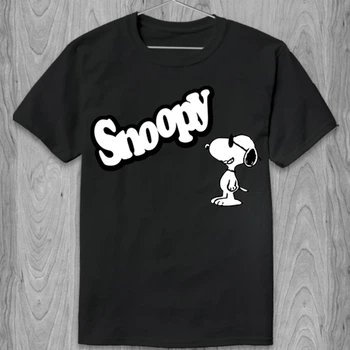Футболка Snoopy собака з мультсеріалу PG065859 goodreclama L Чорний