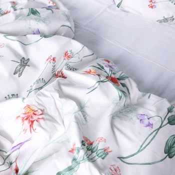 Комплект постільної білизни MirSon сімейний 2 x 160x220 см 22-1431 Meadow floral Сатин (2200011247694)