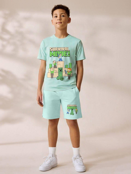 Летний комплект для подростка Zara, с принтом Майнкрафт, рост 152 см (2644866179-KID)