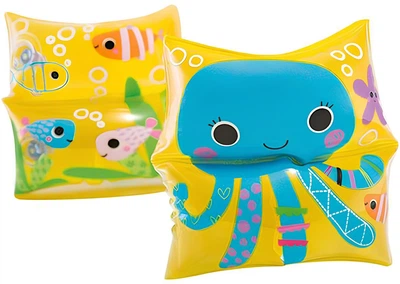 Детские надувные нарукавники Intex Sea Buddy Arm Bands 19х19 см Желтые (ET59650)