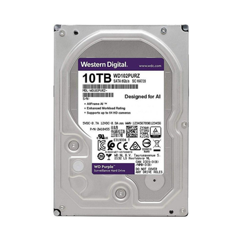Жорсткий диск 3.5" Western Digital Purple 10TB (Western Digital102PURZ)