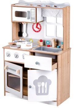 Drewniana kuchnia EcoToys z akcesoriami 7253 (5903089063469)