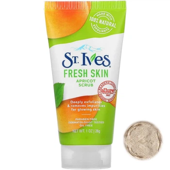 Абрикосовий скраб St. Ives Fresh Skin 28 г 1 рідк. унція скраб для обличчя (077043103807)
