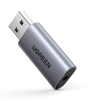 Звукова карта USB 2.0, 5.1, Ugreen, Grey (CM383/80864)