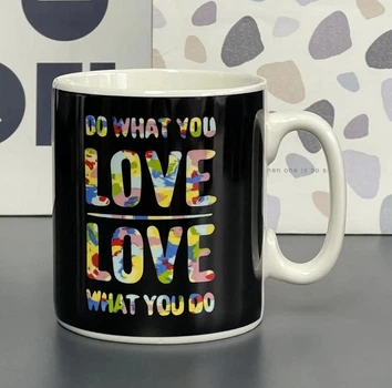 Кухоль Гігант Роби те, що любиш. . . Do what you love Arivans чорна 0009899