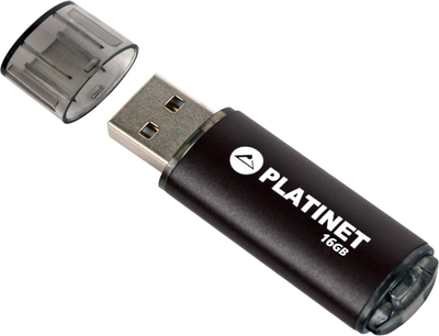 Pendrive Platinet X-Depo 16GB USB 2.0 Black (PMFE16B)