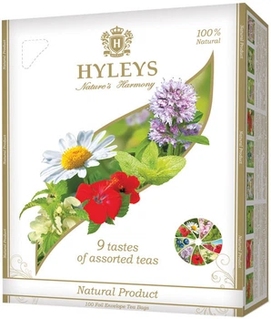 Чай Hyleys Гармония 9 вкусов 100 пакетиков по 1.5 г (4791045012573)