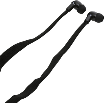 Słuchawki Freestyle Shoelace In-Ear Earphones + Mic Black (FH2112B)