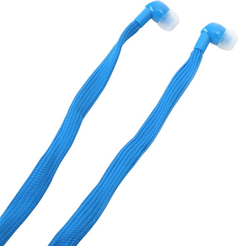 Słuchawki Freestyle Shoelace In-Ear Earphones + Mic Blue (FH2112BL)