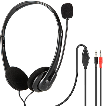 Słuchawki przewodowe Freestyle FH2020 Black (5907595456432)