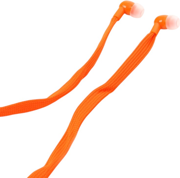 Słuchawki Freestyle Shoelace In-Ear Earphones + Mic Orange (FH2112O)