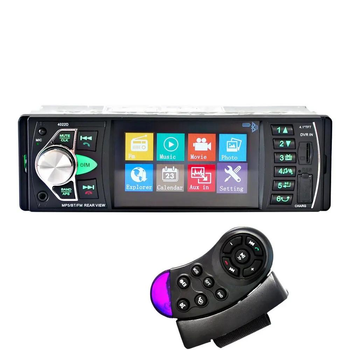 Автомобільна Bluetooth магнітола з пультом і екраном 4.1 дюйма 1080P