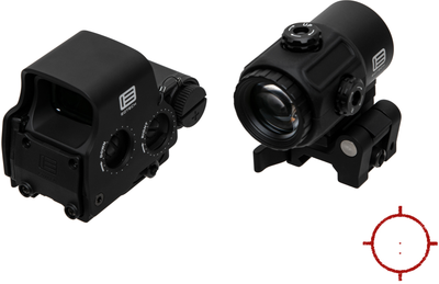 Комплект EOTech прицел коллиматорный EXPS3-2 с компактным увеличителем G43 3х (HHS VI)