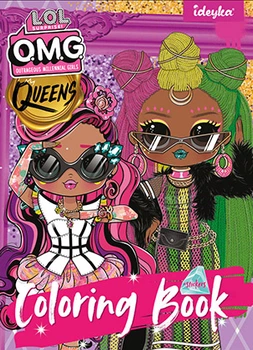 Раскраска со стикерами L.O.L O.M.G. Queens2, 21*29см, 16стр. LCB15