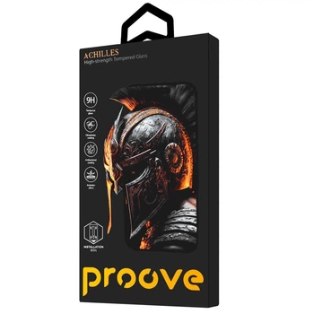 Защитное стекло Proove Achilles Installation Box iPhone 14 Pro/15/16 с монтажным боксом black