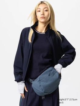 Вітровка жіноча Uniqlo 92298981 2XL Синя (1159835354)