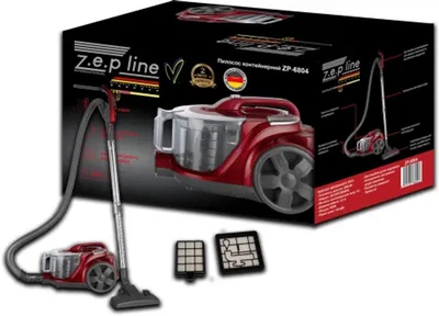 Пилосос контейнерний 4 л Zepline ZP-6804 червоний