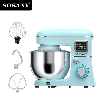 Планетарный миксер Sokany SK-277 с чашей из нержавеющей стали 1800 Вт.
