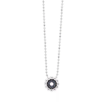 Серебряное колье Links of London Effervescence Blue Diamond Mini Pendant Necklace