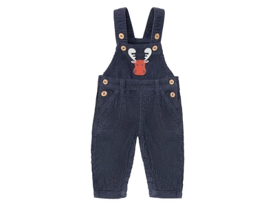 Напівкомбінезон вельветовий для хлопчика Lupilu LIDL 362324 068 см (3-6 months) темно-синій
