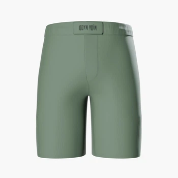 Шорты (Fight Shorts) Basic Olive мужские для занятий спортом (MMA кикбоксинг тайский бокс борьба спорзал бег) - L