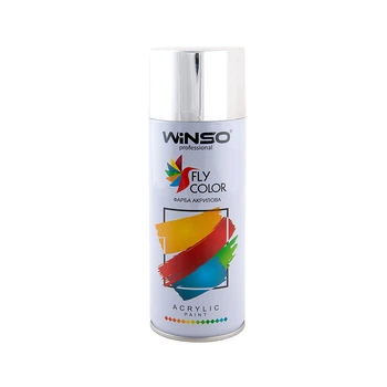 Фарба акрилова Winso Spray 450мл хром (BRIGHT CHROME) 880370