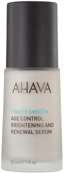 Serum z witaminą C do twarzy Ahava Time To Smooth Age Control rozjaśniające i przeciwstarzeniowe odnowienie komórek 30 ml (697045158652)