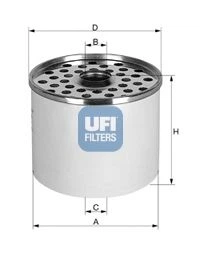 Паливний фільтр UFI (24.360.00)