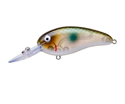 Воблер BOMBER Deep Flat A2 63мм 10,5гр 3,50-4,50м плаваючий Green Pearl Shad,BMB02DFA520