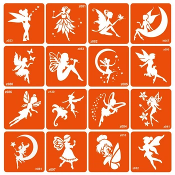 Набор трафаретов для био-тату "Fairies"