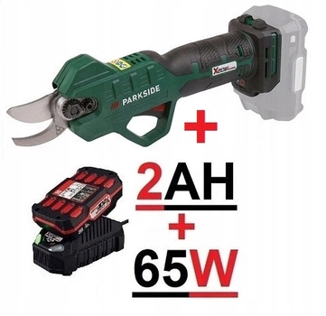 Аккумуляторный секатор PARKSIDE PAAS 20-Li B1 + аккумулятор 2Ah 20V
