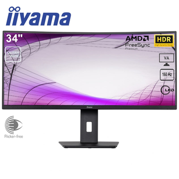 Монитор iiyama XCB3494WQSN-B5 изогнутый VA 3440x1440 3K Ultra WQHD 34" / 4W