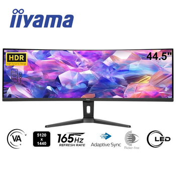 Монитор iiyama XCB4594DQSN-B1 изогнутый VA 5120x1440 5K DQHD 45" / 6W