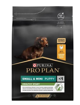 Сухой корм Purina Pro Plan Puppy Small & Mini Healthy Start с курицей для щенков малых пород 3 кг