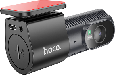 Відеореєстратор Hoco DV7 2K display hidden driving recorder Black (6942007623377)