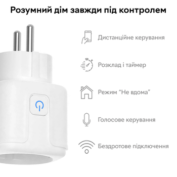 Умная Wi-Fi розетка RZTK Chic (C3680W) ($LE911253) - Уценка 
