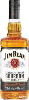 Віскі Jim Beam White 4 роки витримки 0.2 л 40% (5060045586322_5010278100796)