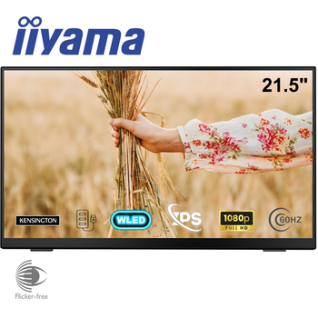 Монитор iiyama T2255MSC-B1 сенсорный IPS 1920x1080 Full HD 21.5" / 6W