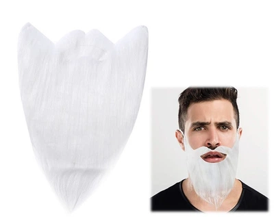 Накладна борода False Beard Self White