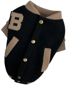 Бомбер Dogs Bomba Y-372/8 Черный с бежевым (Y-372/8)