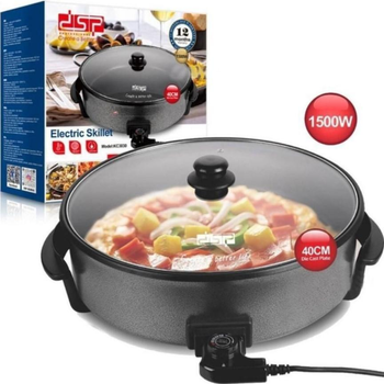 Електрична сковорода багатофункціональна DSP 7.5л 40см 1500W електросковорода (KC3030A)