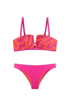Купальник Push Up, плавки бразилиана Anabel Arto 48C/XL Фуксия 324-28 (115227)