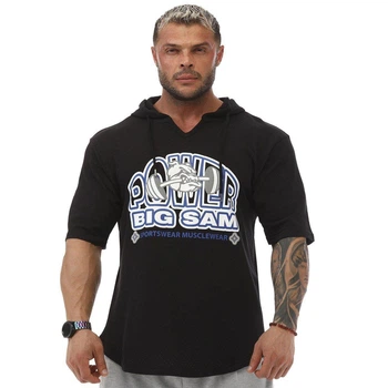 Футболка с капюшоном Big Sam 3238 XL Черный