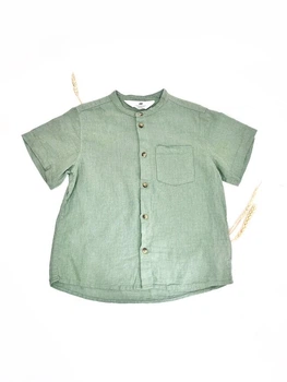 Рубашка H&M 140 см оливковий артикул Л1056