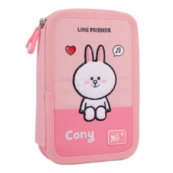 Пенал твердий Yes подвійний HP-01 Line Friends Pretty Choco and Cony 533638