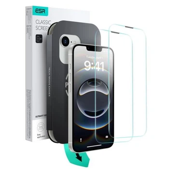Защитное стекло с аппликатором ESR UltraFit Classic Screen Protector (2 шт.) для iPhone 17e | 16e | 14 | 13 Pro | 13 (1D81500201)