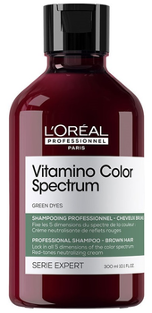 Szampon do włosów L’Oreal Professionnel Paris Vitamino Color Spectrum Green do włosów w odcieniu ciemnego brązu i czerni 300 ml (3474637268213)