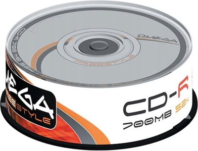 Dyski Omega CD-R 700 MB 52x Cake 25 szt (56303)